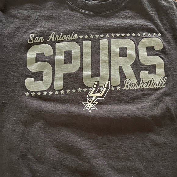 San Antonio Spurs Logo T-Shirt: NBA apparel: Tim Duncan: Adult Medium - Picture 2 of 3